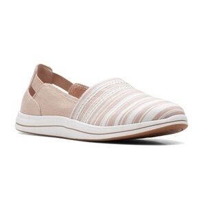 Clark’s NEW Breeze Step Slip On Canvas Shoes Sz 10